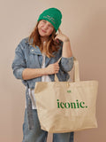 Made Yours personalised slogan cotton canvas tote bag (British brand)
