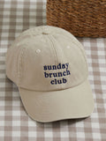 Made Yours personalised embroidered cream baseball cap, UK version