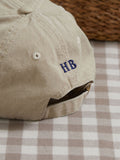 Made Yours personalised embroidered cream baseball cap, UK version