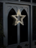 Charles Bentley white 50cm Christmas star (British brand)