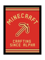 Next Pyramid International Minecraft Crafting Since Alpha Collector Framed Print- Buy online at McGrocer