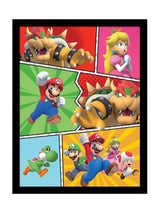 Next Pyramid International Green Super Mario Comic Strip Collector Print- Buy online at McGrocer