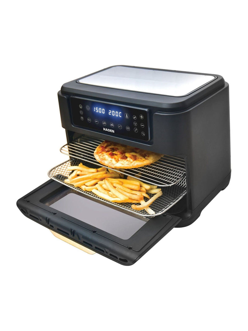 Haden Black 12L air fryer oven, UK version