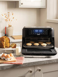 Haden Black 12L air fryer oven, UK version