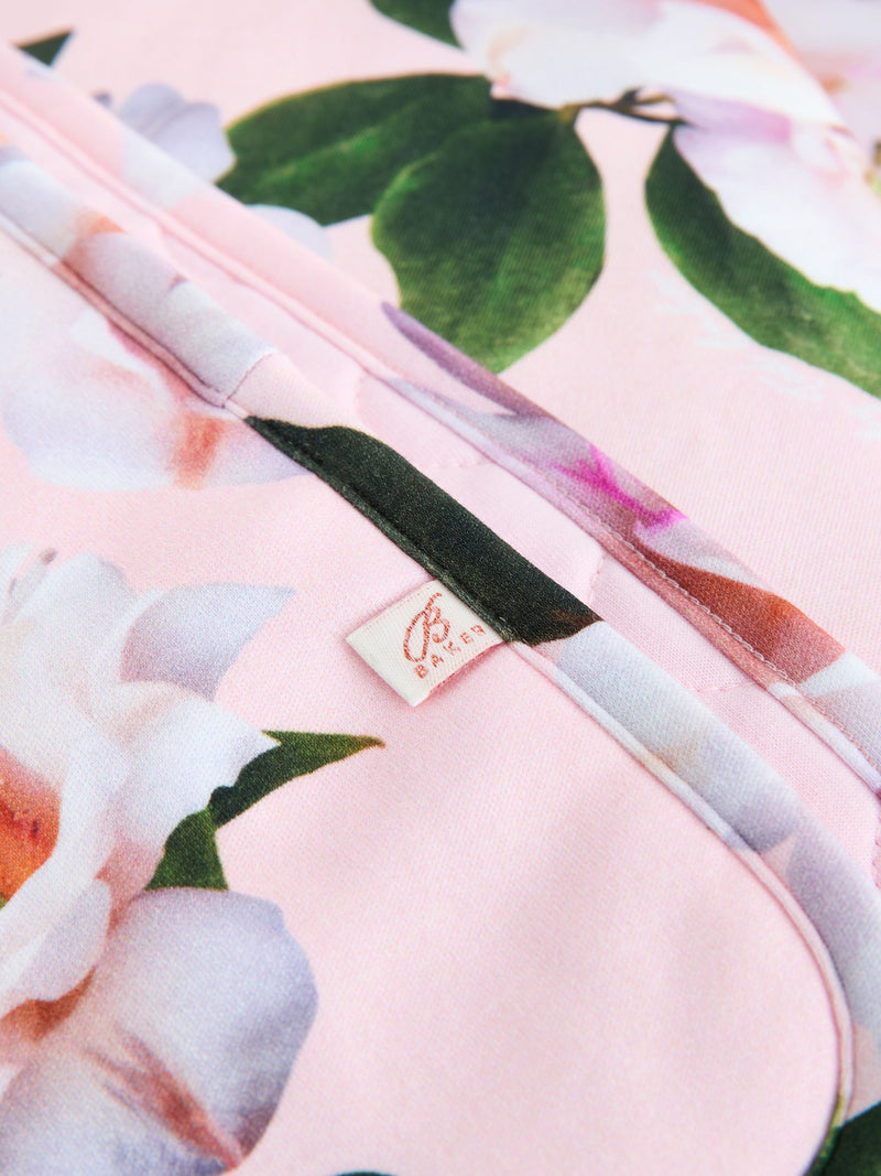 Baker by Ted Baker floral baby blanket pink - British product