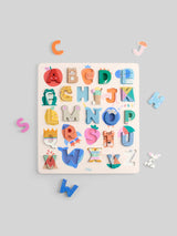 Next JoJo Maman Bébé Colourful Alphabet Wooden Puzzle- Buy online at McGrocer