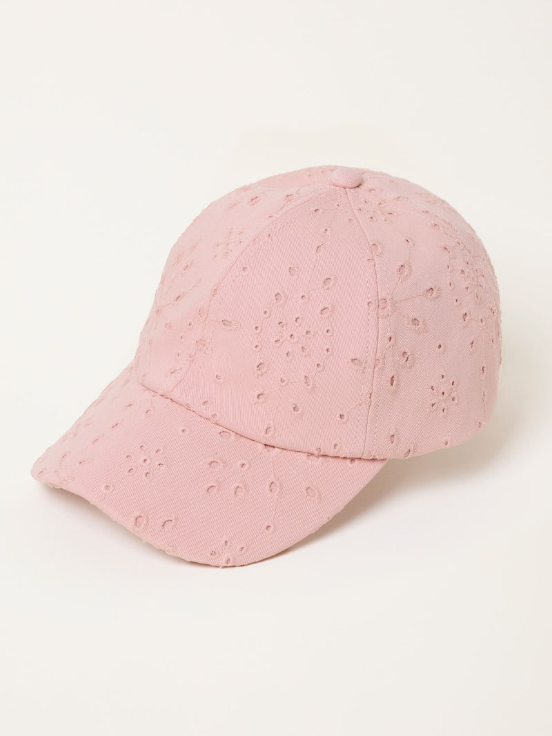 FatFace pink broderie cap (British brand)