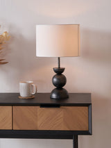 Next Pacific Vala Graphite Metal Table Lamp- Buy online at McGrocer