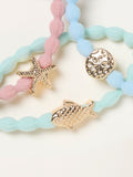 FatFace charm hair ties 3 pack (British brand)