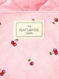 The Flat Lay Co. embroidered velvet drawstring makeup bag, UK version