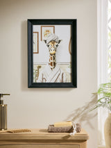 Next Neutral Giraffe Bathroom Framed Wall Art - 25x35cm- Buy online at McGrocer