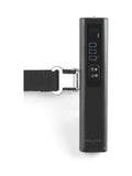 Salter black aluminium luggage scale with digital display - British product