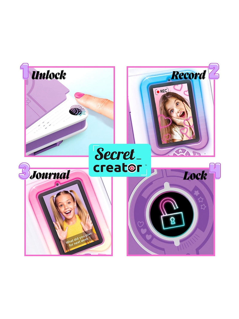 Canal Toys Secret Video Journal with fingerprint unlock and LED lights - British product