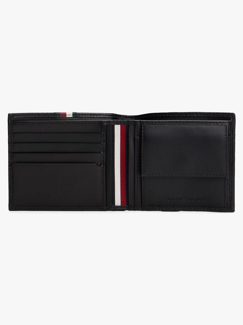 Tommy Hilfiger black leather wallet, UK version