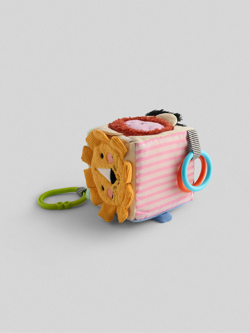 JoJo Maman Bébé safari activity cube baby toy, UK version