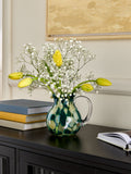 Nina Campbell green confetti jug vase - British product