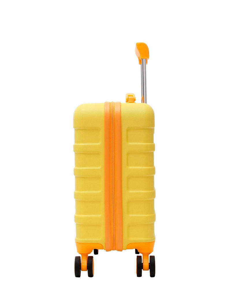 Cabin Max children's underseat suitcase in yellow - British product