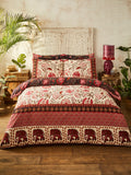 Joe Browns purple floral bohemia border print reversible duvet set, UK version