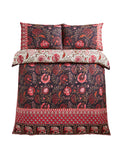Joe Browns purple floral bohemia border print reversible duvet set, UK version