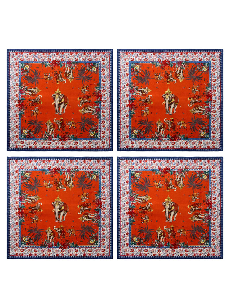 Joe Browns red Serene Bohemian napkins 4 pack, UK version