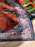 Joe Browns red Serene Bohemian napkins 4 pack, UK version