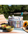 Country Living Multi Lunch Bag striped polyester - British product