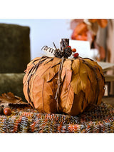 Next Country Living Orange Leaves Pumpkin Autumn Home Decoration- Buy online at McGrocer