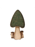 Owl and mushroom garden ornament 42cm - British product