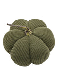 Country Living green pumpkin doorstop with stone weight - British product