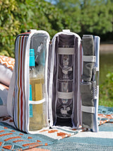 Next Country Living Multi 2 Person Wine Bag Set with Glasses and Opener - 54.5x8.5x27cm- Buy online at McGrocer