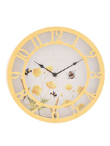 Next Country Living Yellow Floral Outdoor Wall Clock 25cm- Buy online at McGrocer