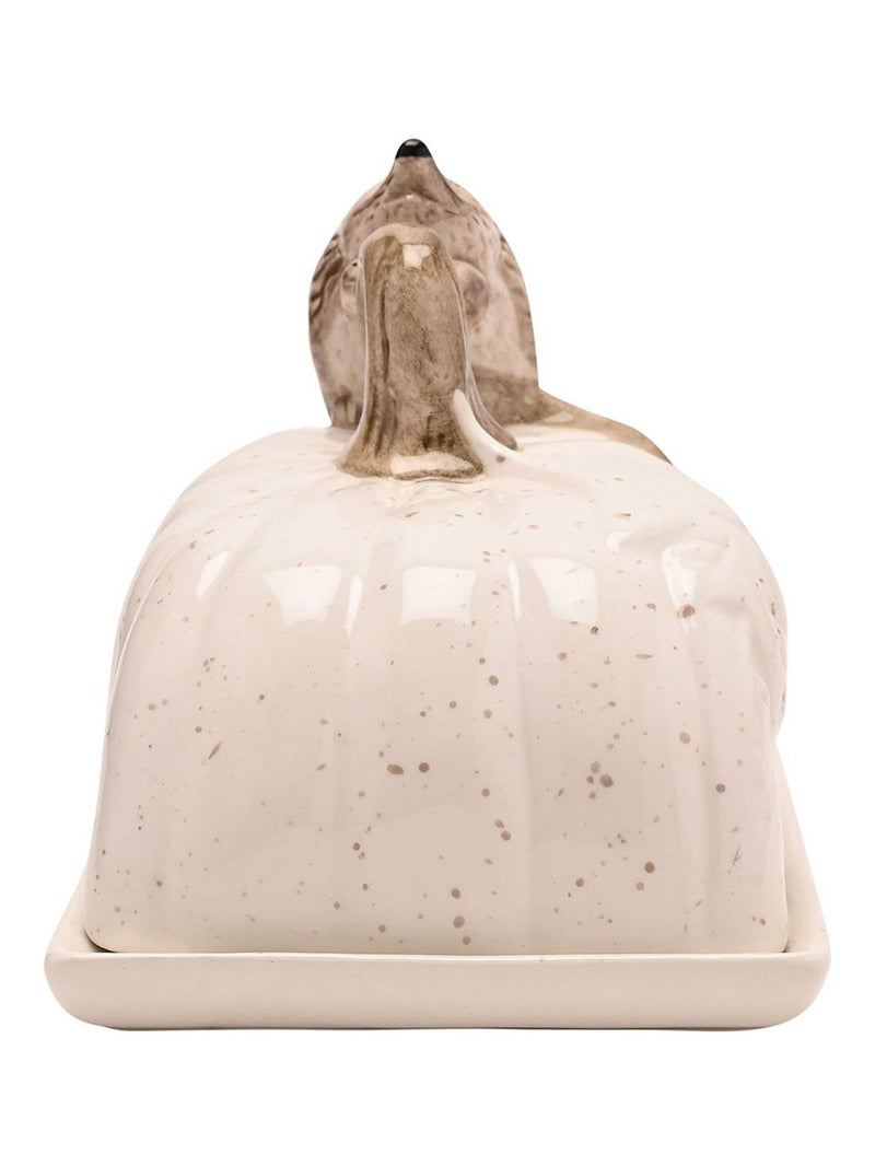 Country Living White Hedgehog Butter Dish - British product