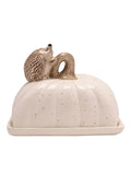 Country Living White Hedgehog Butter Dish - British product