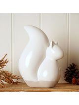 Next Country Living Orange Ceramic Squirrel Ornament Figurine, 20cm- Buy online at McGrocer