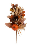Country Living orange autumn spray decoration (British brand)