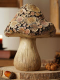 Country Living Brown Wood Effect Charm Mushroom with Log