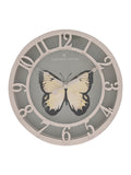 Country Living green butterfly outdoor clock 25cm - British product