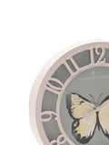Country Living green butterfly outdoor clock 25cm - British product