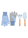 Country Living blue children's trowel fork gloves set, imported from UK