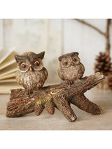 Next Country Living Brown 2 Owls on Branch Ornament Home Décor 12x11x5cm- Buy online at McGrocer