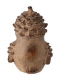 Country Living large brown wood-effect resin owl ornament - British product