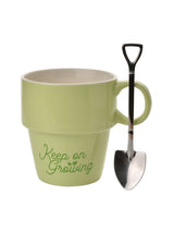 Country Living Green Keep On Growing Gardeners Mug 10.5cm