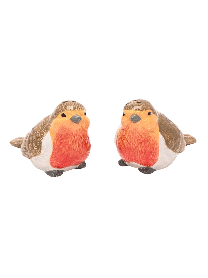 Country Living Brown Robin salt and pepper pots - British product