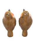 Country Living Brown Robin salt and pepper pots - British product