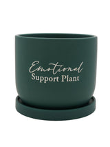 Next Country Living Green Ceramic Emotional Support Plant Pot 16cm- Buy online at McGrocer