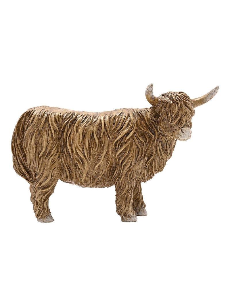 Country Living Brown Highland Cow Figurine ornament - British product