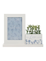 Next Widdop White Let Love Grow Wooden Photo Frame and Planter- Buy online at McGrocer