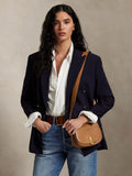 Polo Ralph Lauren brown mini saddle crossbody bag, UK version