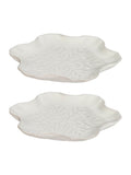 Dibor white snowflake dinner plates set of 2 (British brand)