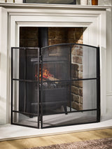 Next Dibor Black Large Window Pane Fire Guard- Buy online at McGrocer